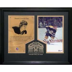  Bobby Orr Hockey Hall of Fame Induction w/ Etched Plaque 