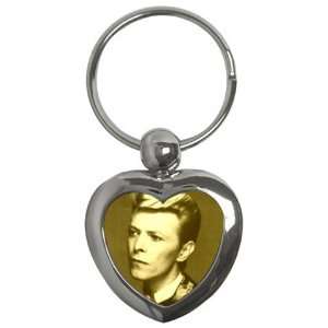  David Bowie Key Chain (Heart)