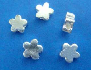 925 Sterling Silver Flower Spacer Beads 6mm  