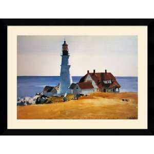  Lighthouse and Buildings, Portland Head, 1927 Framed Art 