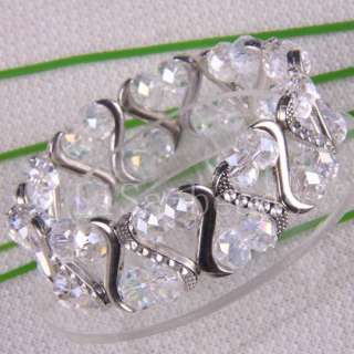 Popular Swarovski Crystal beads Bracelet Stretch LH941  