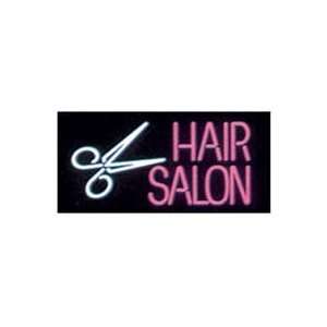 Hair Salon Neon Like Illuminated Sign