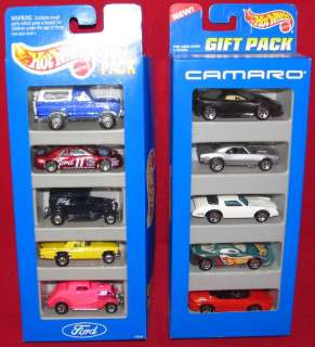 Hot Wheels Ford 12404 Camaro 15071 5 Gift Pack Mustang  