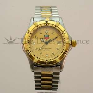 Mens Tag Heuer 2000 Gold Plated Two Tone Wristwatch  