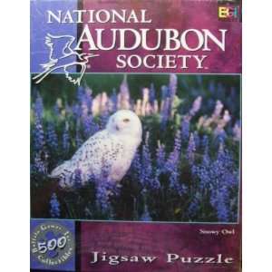 Snowy Owl 500 Piece National Audubon Society Puzzle