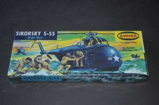 AURORA FAMOUS FIGHTERS SIKORSKY S 55 HELICOPTER (SEALED) 1956  