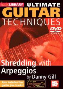 ultimate guitar techniques DVD Shredding with Arpeggios  