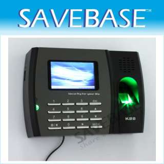   Fingerprint Attendance Time Clock With TCP/IP +USB, Easy To Use