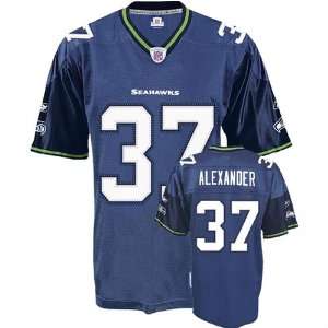  Sean Alexander Repli thentic NFL Stitched on Name 