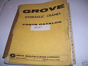 GROVE TMS180 Crane PARTS Manual GM 4 71 05/1974  