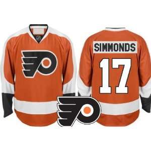 Flyers Authentic NHL Jerseys Wayne Simmonds Home Orange Hockey Jersey 