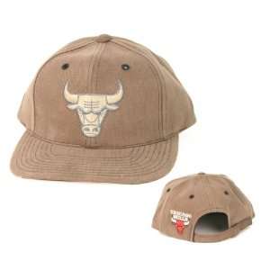  Chicago Bulls Earthtone Adjustable Baseball Hat Sports 