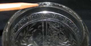 ANTIQUE 1880 SILVER PLATE W PATTERN GLASS PICKLE CASTOR  