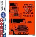1983 1984 1985 FORD TRUCK L SERIES shop Manual CD (Fits Ford LN8000)