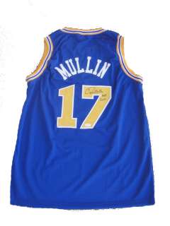 Chris Mullin Signed Golden State Warriors AWAY BLUE Jersey JSA  