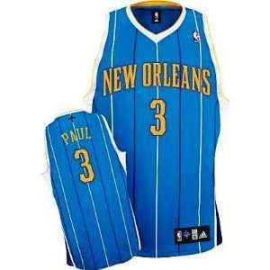   New Orleans Hornets #3 Chris Paul Baby Blue Jersey