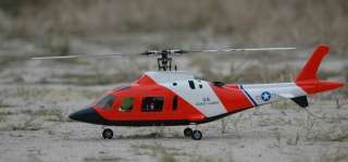 Agusta A109 SAR Painted 450 RTF RC Helicopter w/ Retractable Gear 