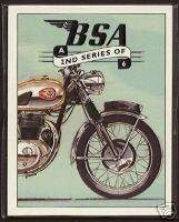 BSA   Original Collectors Cards  A50, A65SS, Gold Star  