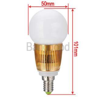 3W Warm White E14 High Power Screw LED Light Bulb MINI Lamp 110 240V 