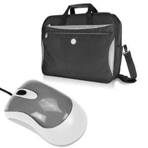 Water Resistant Laptop Bag + Kensington Two Buttons Scroll Wheel Wired 