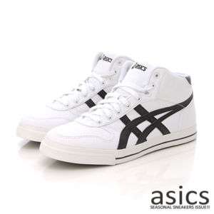 Brand New ASICS AARON MT CV Shoes White/Black #99  