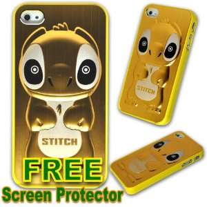  Stitch Metal Plastic Hard Case for Iphone 4g/4s (At&t Only 