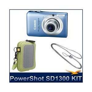  PowerShot SD1300 IS Digital ELPH Camera (Blue), 12 MP, 4x 