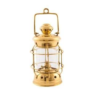  Oil Lantern   10.5 Brass Nelson Nautical Lamp