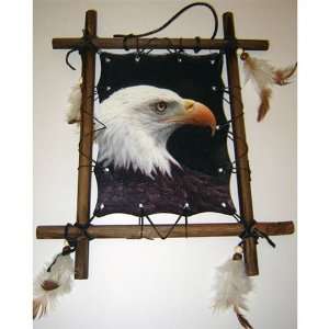  Framed Indian Picture EAGLE Native American Art 9 x 11 