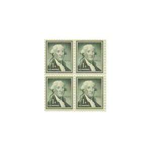  George Washington Set of 4 X 1 Cent Us Postage Stamps Scot 