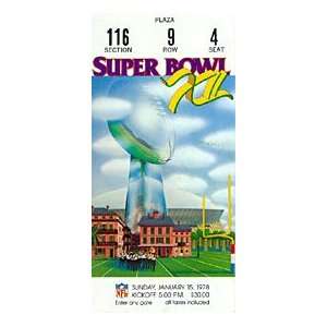  Super Bowl 12 Ticket January 15, 1978 