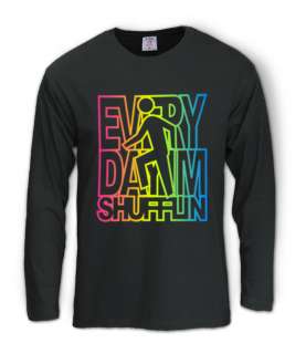   Im Shufflin Song long T Shirt Shuffling LMFAO lyrics everyday rainbow