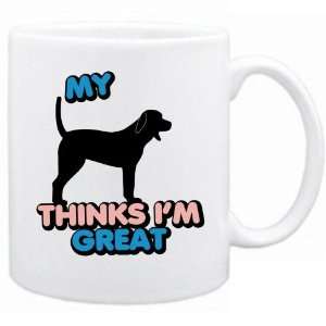  New  My Coonhound Thinks I Am Great  Mug Dog