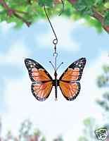 Hanging Metal Wind Spinner Monarch Butterfly Mobile  