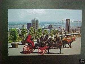 French Horsedrawn Carriage Mt Royal Montreal Canada PC  