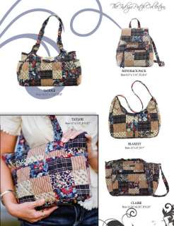 Indigo Patch Quilted Handbag   Bella Taylor Handbags (18 Styles 