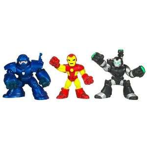   Hero Squad Armor Wars Action Figure 3Pack Iron Man, Iron Monger & War