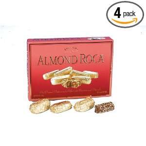 Brown and Haley Almond Roca Buttercrunch Toffee, 4.2 Ounce Boxes (Pack 