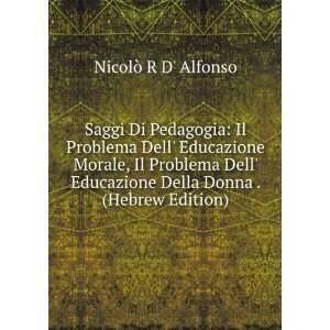  Della Donna . (Hebrew Edition) NicolÃ² R D Alfonso Books