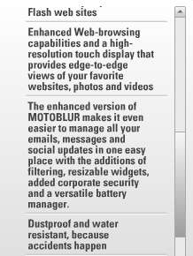 MOTOROLA DEFY Unlocked GSM 3G WiFi 2GB Android Rugged  