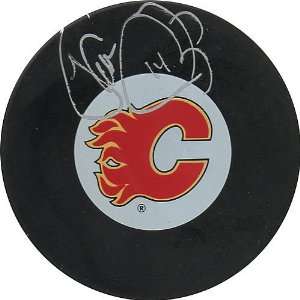  Frozen Pond Calgary Flames Theoren Fleury Autographed Puck 