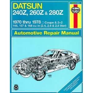  Datsun Z car Haynes Repair Manual (1970   1978 