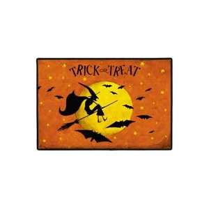  Trick or Treat Retro Witch Doormat Patio, Lawn & Garden