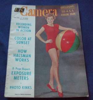 Camera Magazine July 1953 US Marilyn Monroe Elizabeth Taylor 