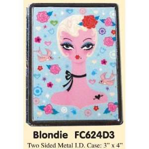  Blondie 2 Sided Metal Wallet by Fluff Beauty