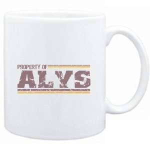  Mug White  Property of Alys   Vintage  Female Names 