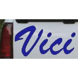  Vici Car Window Wall Laptop Decal Sticker    Blue 28in X 