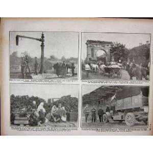   WW1 British Soldiers Flanders Russian Army Waggons