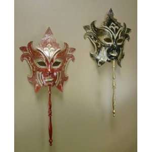    Diavolo della Palla Ebano & Rosso Carnivale Masks