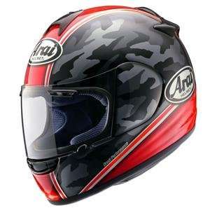  Arai Vector Camo Helmet   X Small/Red Automotive
